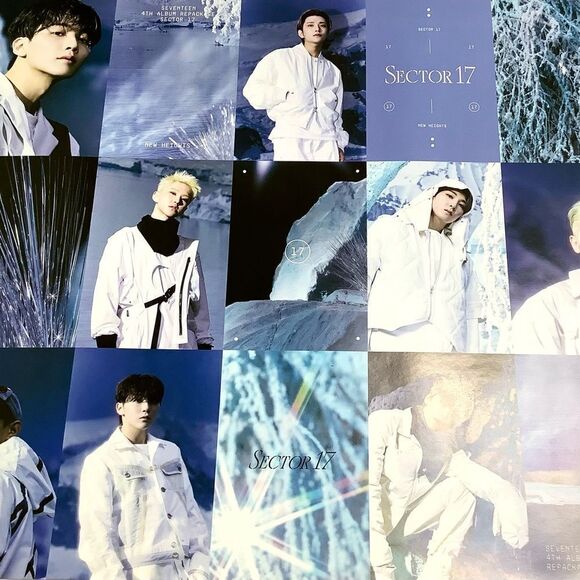 Sector 17 K-Pop Poster (Ver. A) WORLD OFFICIAL POSTER *NEW* K-POP - Picture 2 of 8